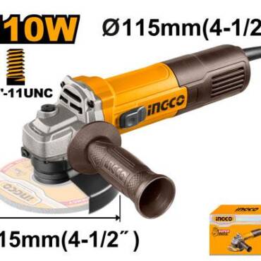 INGCO PULIDORA ANGULAR 4-1/2 110V 710W 12000RPM UAG7118