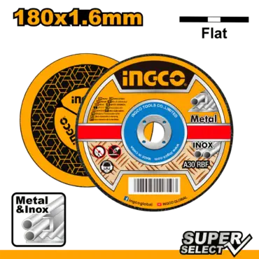 INGCO DISCO ABRASIVO DE CORTE FINO 7X1/16X7/8 MCD161801