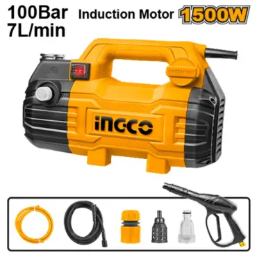 INGCO HIDROLAVADORA ALTA PRESIÓN 110V 1500W 1450PSI UHPWR15028
