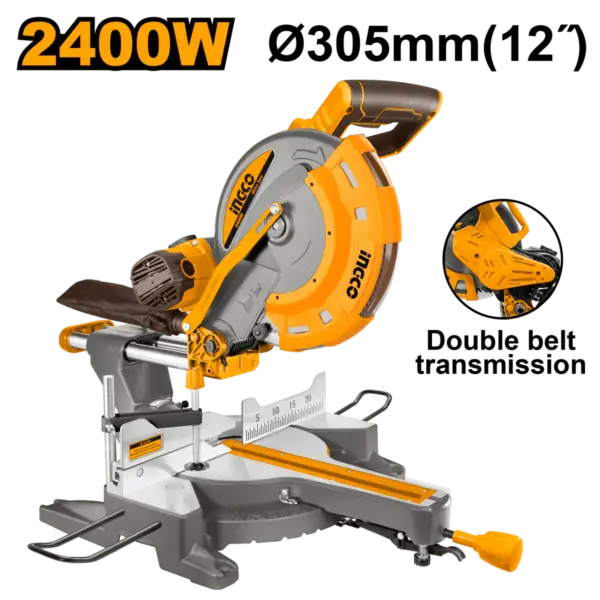 INGCO INGLETEADORA 12X1-12/64 110V 2400W 4500RPM UBM2S24007