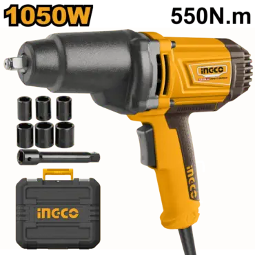 INGCO LLAVE DE IMPACTO 110V M1/2 550NM 1050W UIW10508