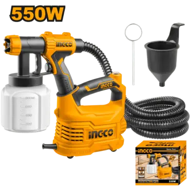 INGCO PISTOLA DE PINTAR 110V 550W 0,1-0,2BAR 850ML/MIN CAP 800ML 50DIN/S USPG5008