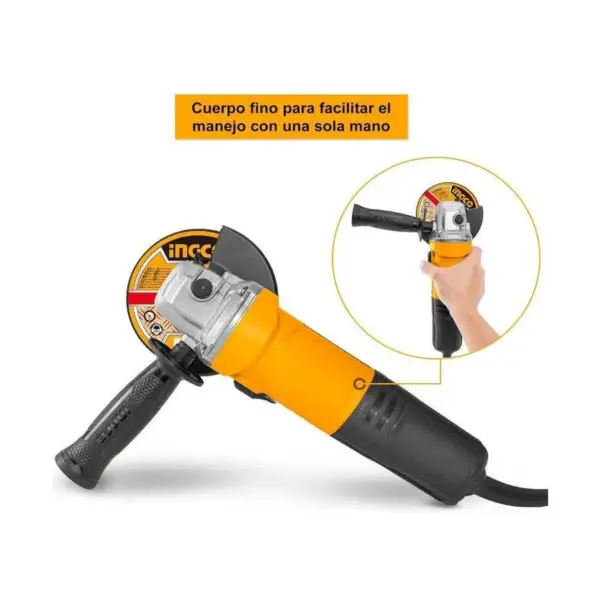 INGCO PULIDORA ANGULAR 4-1/2 110V 750W 12000RPM SUPER SELECT UAG75028