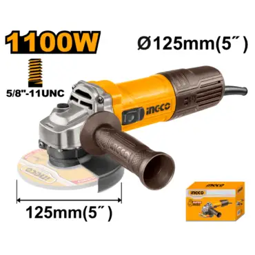 INGCO PULIDORA ANGULAR 5 110V 1100W 12000RPM UAG110028