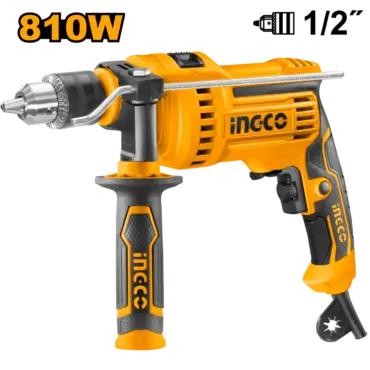 INGCO TALADRO PERCUTOR M1/2 110V 810W 0-2800RPM UID8108