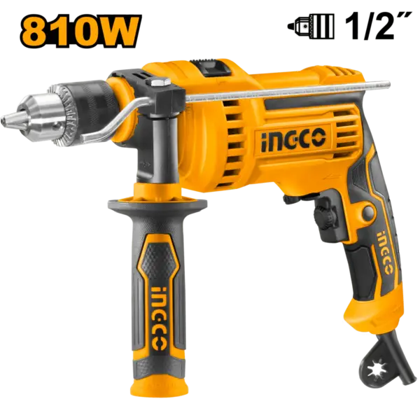 INGCO TALADRO PERCUTOR M1/2 110V 810W 0-2800RPM UID8108